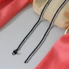 Black Color Rhinestone Anklets (ANK911BLK)