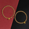 Gold Color Rhinestone Anklets (ANK919GLD)