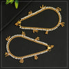 Gold Color Rhinestone Anklets (ANK936GLD)