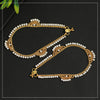Gold Color Rhinestone Anklets (ANK937GLD)