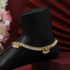 Gold Color Rhinestone Anklets (ANK937GLD)