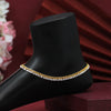 Gold Color Rhinestone Anklets (ANK938GLD)