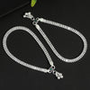 White Color American Diamond Anklets (ANK945WHT)