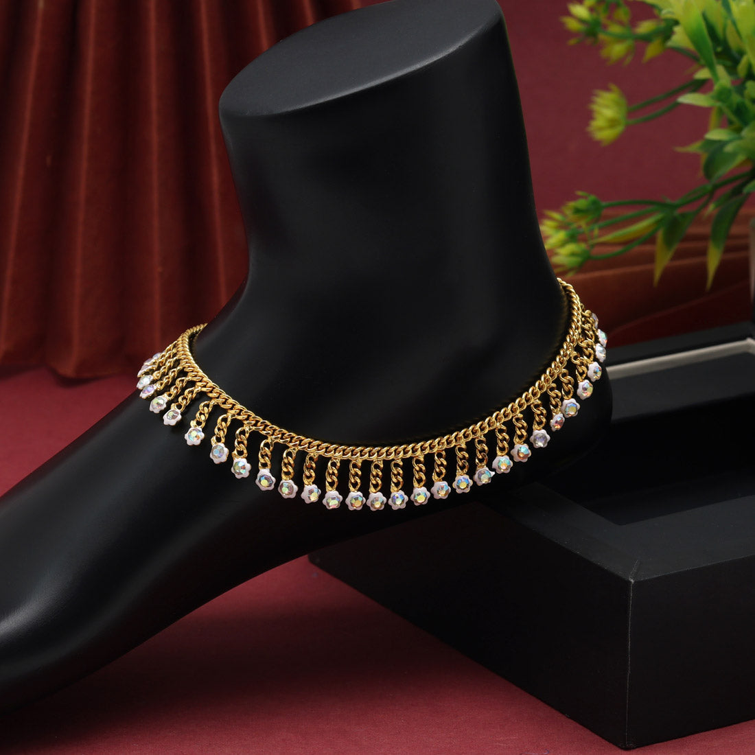 Rainblow Color Anklets (ANK949RNW)