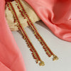 Red Color Glass Stone Anklets (ANK972RED)