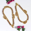 Maroon Color Rhinestone Anklets (ANK983MRN)