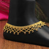 Gold Color Rhinestone Anklets (ANK986GLD)