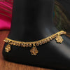 Gold Color Rhinestone Anklets (ANK994GLD)