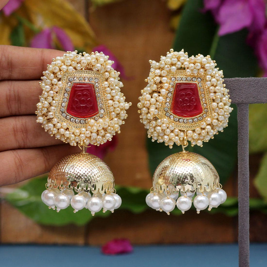 Magenta Pink Maangtika and Earrings Polki Set / Fashionable Indian  Jewellery / Pakistani Punjabi Wedding /bollywood Accessory for Festival -  Etsy India