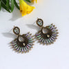 Grey Color Antique Earrings (ANTE1477GRY)