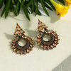 Gold Color Antique Earrings (ANTE1484GLD)