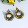 Yellow Color Antique Earrings (ANTE1485YLW)
