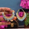 Firozi Color Antique Earrings (ANTE1533FRZ)