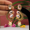 Peach Color Antique Earrings (ANTE1589PCH)
