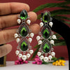 Green Color Antique Earrings (ANTE1593GRN)