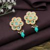 Rama Green Color Antique Earrings (ANTE1613RGRN)