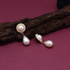 White Color Antique Earrings (ANTE1687WHT)