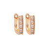 White Color Antique Gold Plated Earrings (ANTE1700WHT)