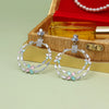 Multi Color Stone Earrings (ANTE1705MLT)