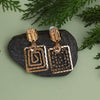 Gold Color Fashion Earrings (ANTE1718GLD)