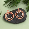 Rose Gold Color Fashion Earrings (ANTE1724RGLD)