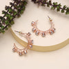 White Color Fashion Earrings (ANTE1735WHT)