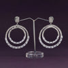 Silver Color Fashion Earrings (ANTE1743SLV)