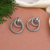Silver Color Fashion Earrings (ANTE1745SLV)