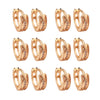Gold Color Antique Gold Plated Earrings Combo Of 6 Pairs (ANTE528CMB)