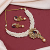 Multi Color Choker Antique Necklace Set (ANTN131MLT)