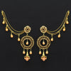 Gold Color Bahubali Earrings (BBLE391GLD)