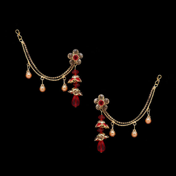 Bahubali earring | Beautiful earring designs | Paper Bahubali Earring |  Super Easy | Bridal Earring - YouTube