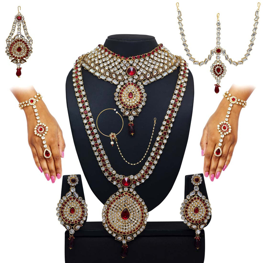 Imitation jewellery sale dulhan set