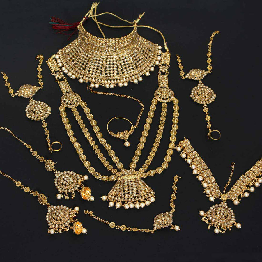 Dulhan kundan set with price Clearance