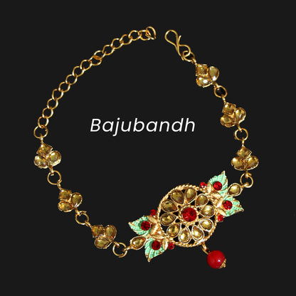 Red Color Kundan Bridal Set (BDL207RED)