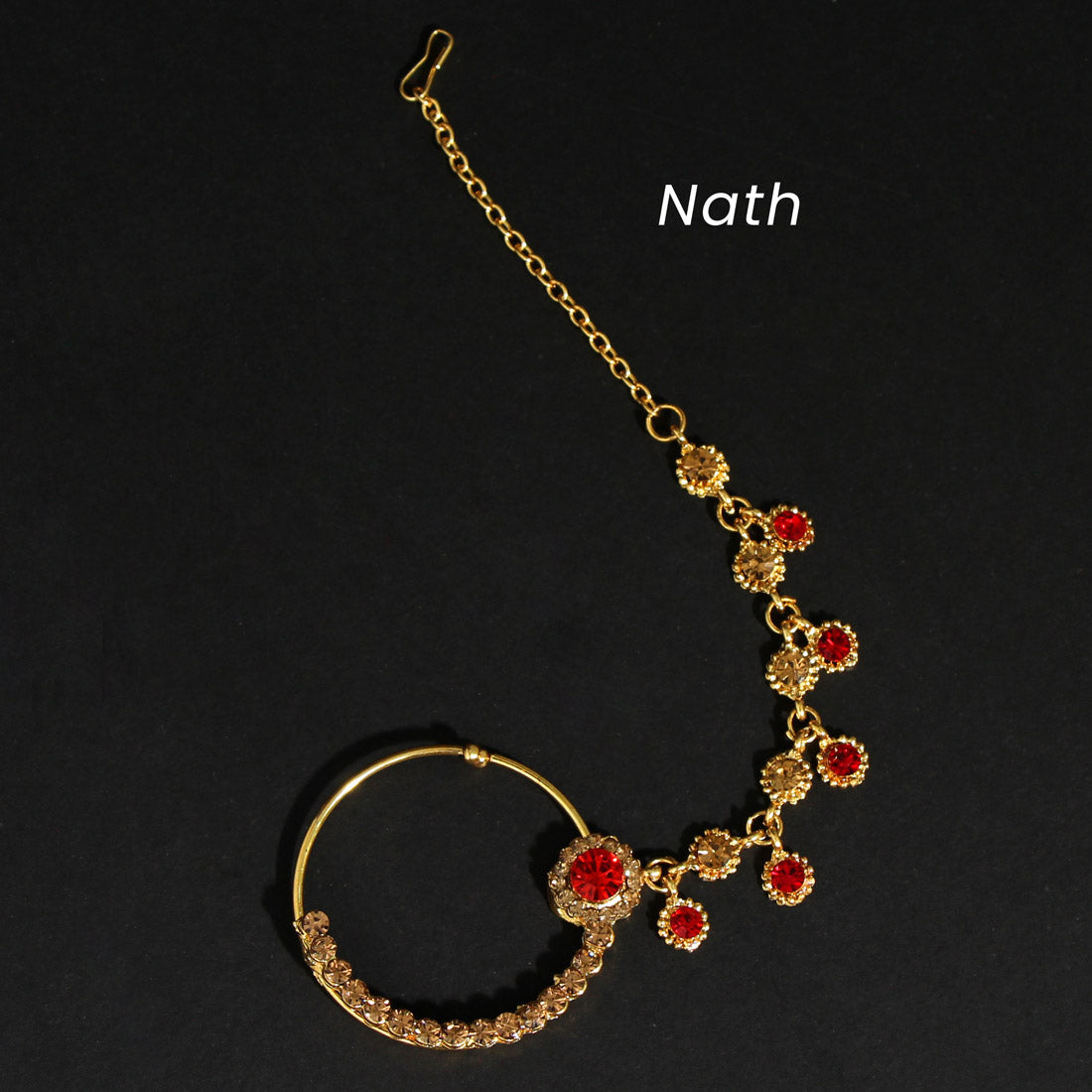 Red Color Kundan Bridal Set (BDL207RED)