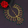 Green Color Kundan Dulhan Set (BDL229GRN)