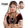 Gold Color Kundan Dulhan Set (BDL236GLD)