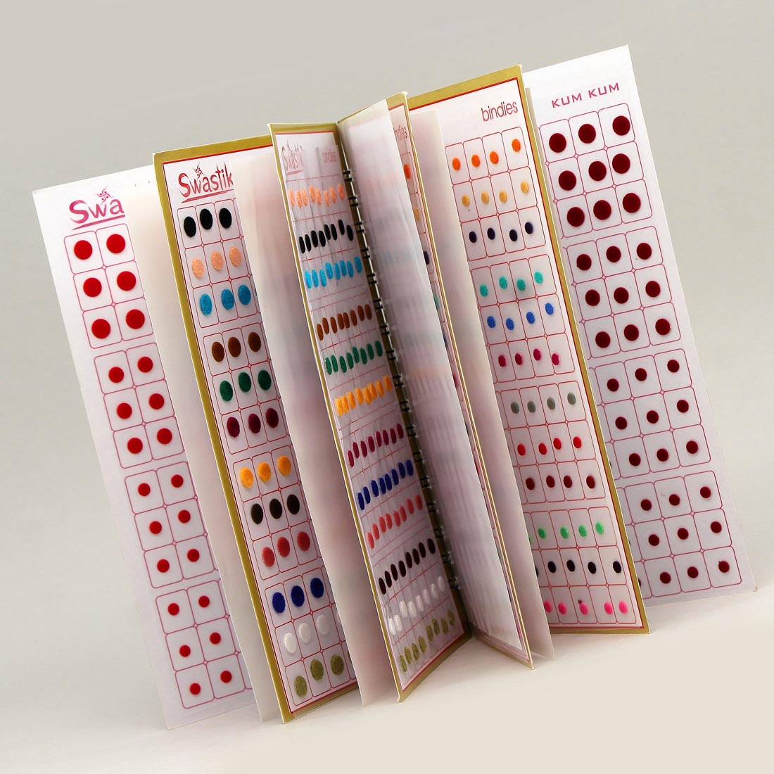 Multicolor Velvet Bindi Book For Women & Girls- Total Pieces- 960 (BND117CMB)