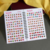 Assorted Design & Color Velvet Bindi Book For Women & Girls- Total Pieces- 576 (BND185CMB)