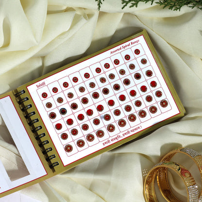 Assorted Color Velvet Bindi Book For Women & Girls- Total Pieces- 600 (BND200CMB)