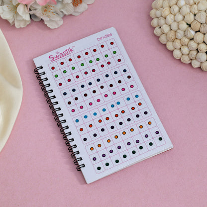 Assorted Color Velvet Bindi Book For Women & Girls- Total Pieces- 960 (BND217CMB)