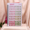Assorted Color Bindi Book For Women & Girls- Total Pieces- 480 (BND238CMB)