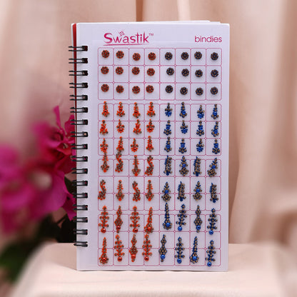 Assorted Color Bindi Book For Women & Girls- Total Pieces- 400 (BND241CMB)