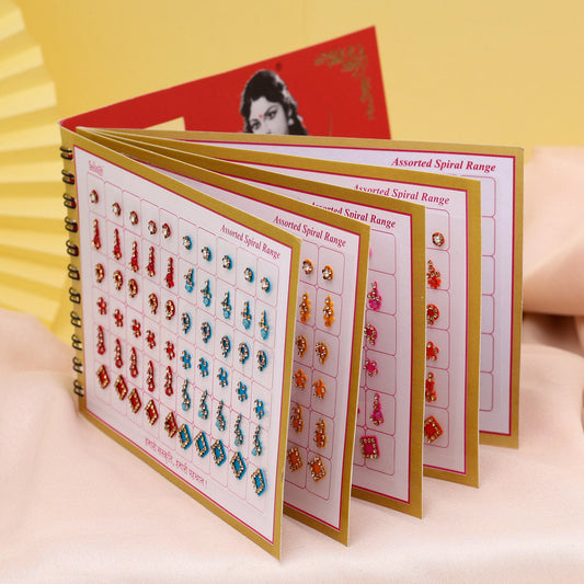 Assorted Color Bindi Book For Women & Girls- Total Pieces- 300 (BND246CMB)