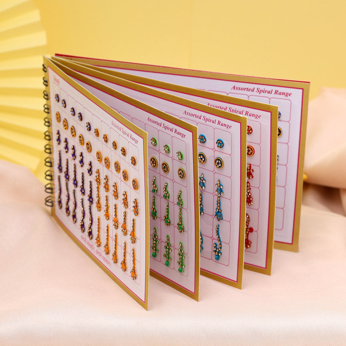 Assorted Color Bindi Book For Women & Girls- Total Pieces- 250 (BND247CMB)