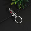 Maroon Color Saree Waist Key Chain Brooch (BR146MRN)