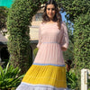 Peach Color Cotton Solid Ethnic Gown (CPD1135PCH-S)