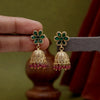 Green & Maroon Color Premium Copper Earrings (CPE108GM)