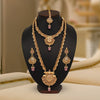 Pink Color Premium Copper Necklace Set (CPRN205PNK)